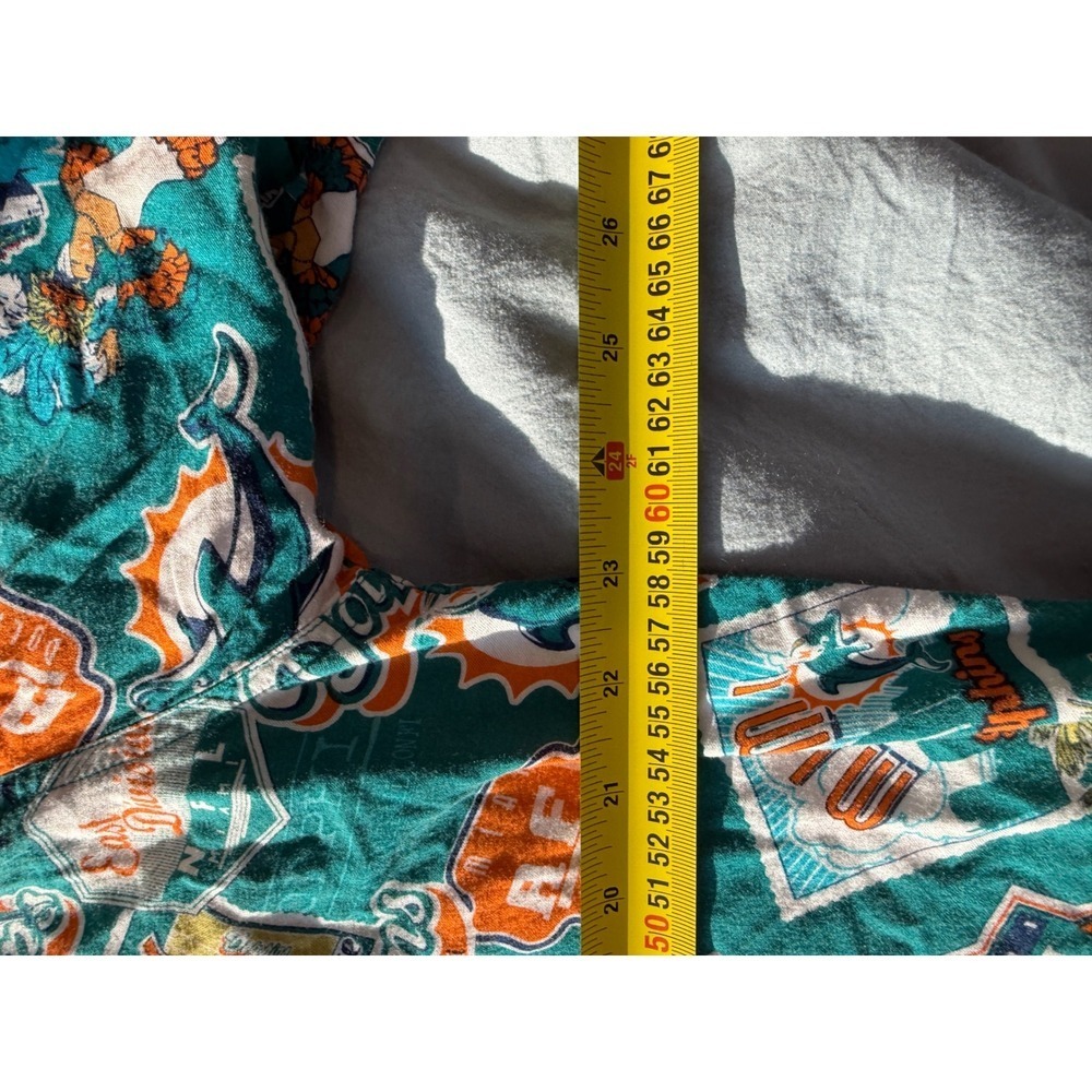 Vintage Reyn Spooner Miami Dolphins Scenic Button-Down Shirt  Size Large - Picture 5 of 6
